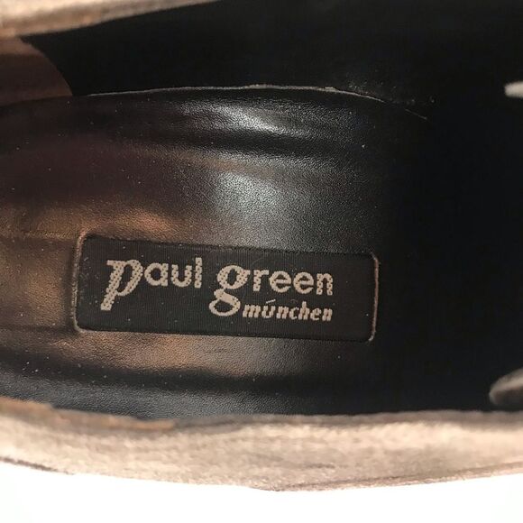 Paul Green Suede Lace-Up Booties - Picture 6 of 8